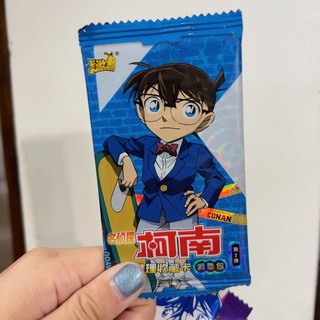 名偵探柯南小卡 盲包 咕卡卡套 柯南新一小哀赤井秀一安室透AR卡洞悉卡, 第二彈 一包5張, 1個