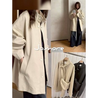 J.omore 簡約立領風衣 (附包包)