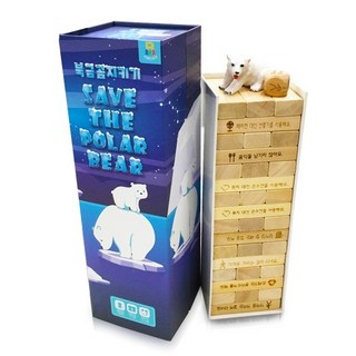 [창의와날개] 북극곰지키기 블럭 환경보드게임