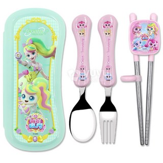 캐치티니핑6 수저포크케이스세트-뽀니핑 풀커버 교정용 YP5618 (T0005), 캐치티니핑6-T0005, 캐치티니핑6-T0005