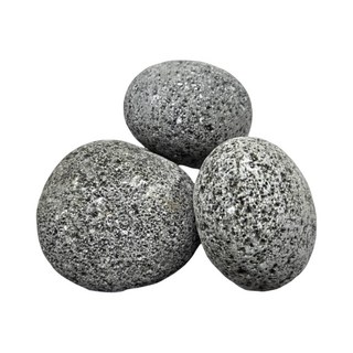 黑麥飯石4kg 天然洞石 鵝卵石 火山岩 庭院舖石 盆景 水族裝飾, 黑色