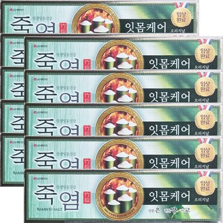 엘지생활건강 죽염 오리지날 치약 은강고 100g x 10개