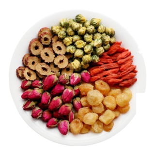 台灣製金銀花菊花茶 決明子茶 竹葉枸杞養生茶包, 1個, 桂圓紅棗玫瑰花茶-100克(含10小包)