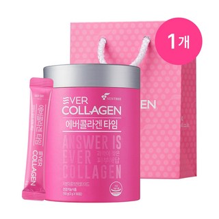 에버콜라겐 선물세트 타임 (콜라겐 분말) +쇼핑백 구성, 150g, 1개