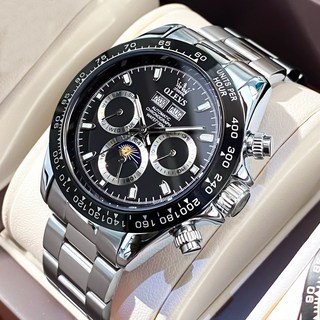 OLEVS 남성 시계 정품 자동 기계식 오토매틱 럭셔리 명품 워터프루프 야광