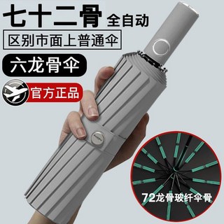 84骨全自動雨傘男女摺疊加大太陽傘晴雨兩用防曬防紫外線傘遮陽傘