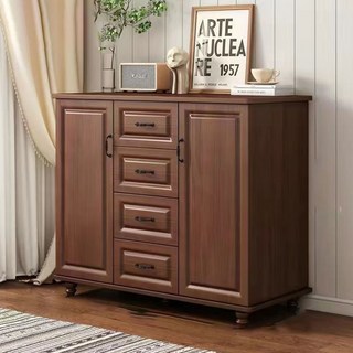 다용도 거실 주방 수납 정리장 예쁜 침실 드레스룸 서랍장, 진한 갈색(D)