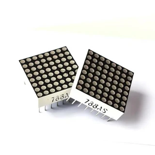 미니 도트 매트릭스 LED 디스플레이 레드 커먼 음극 닉시 16 핀 20mm x 1.9mm 788BS 788AS 8x8 10 개, 02 788AS
