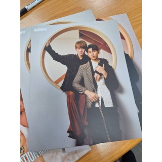 陳柏文x姜典 VACATION旅見世界 拆售雜誌 小卡 奇蹟kiseki dear to me 陳艾CP, 小海報(B版)