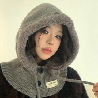 賣場優選推薦抗寒-40度北海道防寒帽韓版潮流冬季咖色巴拉克拉法帽大頭圍秋冬保暖一體帽子雪地旅行必備