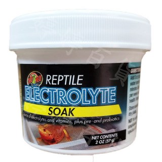 ZOOMED 爬行動物電解質浸泡粉劑 57g, 1個