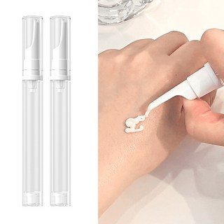 일호장신구 1+1 긴부리 진공 화장품 공병 투명 펌프 여행용 휴대용 스킨 에센스 크림 소분 용기, 2개, 긴부리진공화장품공병 15ml