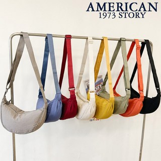 데일리 10컬러 반달 크로스백_SSD-50306/숄더 미니 남녀공용 커플 학생 여행 보조가방 가벼운 경량소재