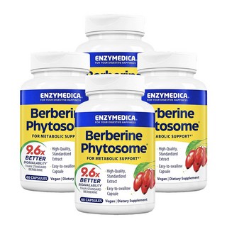 엔자이메디카 베르베린 파이토솜, 4개, 60정