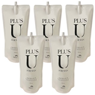 꽃을든남자 플러스유 대용량 남성용 로션 리필, 5개, 900ml