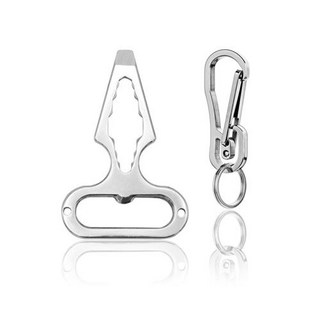 호신 용품 병따개와 다기능 자기 방어 키 체인 방수 휴대용 Defensa 개인 EDC 도구 스팅거 렌치 스크루 드라이버, 05 With Silver Keychain