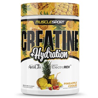MUSCLESPORT 補水型肌酸 鳳梨口味, 300g, 1個