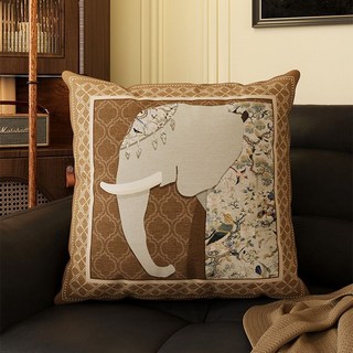 復古輕奢綠色抱枕美式復古抱枕中古風美拉德沙發靠背墊牀頭軟靠枕, 1件, 788