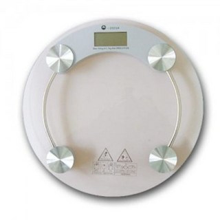 투명 디지털 원형 체중계 몸무게 저울 채중계 측정기 전자저울 전자체중계