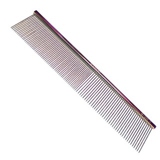 MADAN 마단 8인치 롱핀 듀얼콤M-200C(레인보우) 파인/코스 콤 20Cm엉킴방지빗 콤빗 일자빗 대형빗 마단빗, 1개, 레인보우