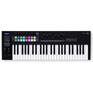 Novation Launchkey 49 MK3 MIDI 키보드 컨트롤러 심리스 에이블톤 라이브 통합. 코드 모드 스케일 및 Arpeggiator — 음악 제작에 필요한 모든 소, 49 Keys_Controller, 1개