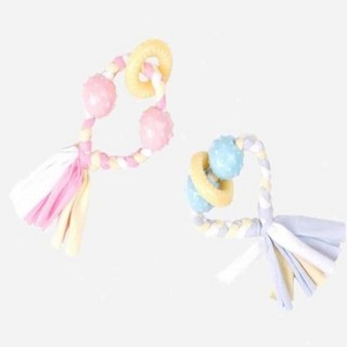 강아지 놀이용 볼 로프 TPR 랜덤 애견 장난감 애완동물 재미