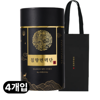 이뮨랩 침향면력단 침향25% 침향환 경옥고 공진단 명절 설날 선물세트, 4개, 240g