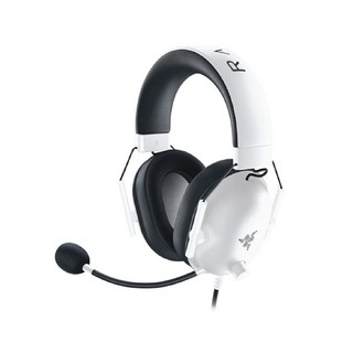 Razer 雷蛇 BlackShark V2 X 黑鯊 有線 電競 V2X 耳機 麥克風 耳麥 抗噪 耳罩式, 白