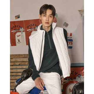 (매장)헤지스 골프 [] [가격인하][ONLINE EXCLUSIVE][Afterhours캡슐] 화이트 남성 세로 퀼 HUJU4D991OW 176995