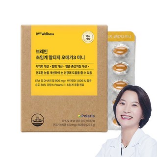롱비다 커큐민 400mg 영양제 브레인 초임계 알티지 오메가3 미니 60캡슐, 1개, 60정