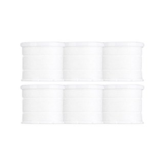 쁘띠럽 여행용 샤워 필터 샤워기, 필터만 6개 구매, 1개