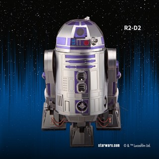 MARS益智玩具 星際大戰-R2D2 (拼酷彩色大碼) 3D立體金屬拼圖-金屬模型-蝕刻片, 1個