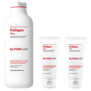 닥터포헤어 폴리젠 플러스 기능성 샴푸 750ml +100ml x 2p 세트, 1개