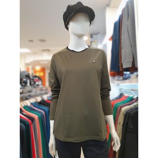 마코(가을 겨울) 여성 초특가가성비좋은일상활동에유용한아이템솔리드긴팔 라운드티셔츠MOW3TR93