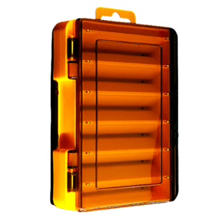 안낚하세요 쿨쿨6 미니 태클 박스 투명 양면 에기 케이스, 쿨쿨6 옐로우, 1개