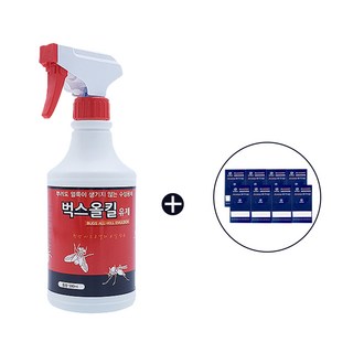 벅스올킬 옴진드기 좀벌레 먼지다듬이 진드기 벼룩 침개미 빈대 퇴치약 + 해충트랩 2줄, 5개