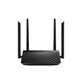 ASUS華碩 RT-AC1200 V2 AC1200 四天線雙頻無線路由器，穩定快速覆蓋廣，輕鬆設定享受飆網, 1個