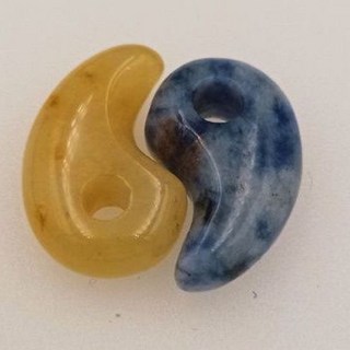 藥魂 勾玉 水晶吊墜 - 招財 防小人項鍊 (桃花/平安/開運)