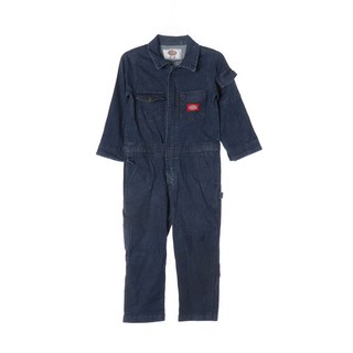 DICKIES 디키즈 더블포켓 진청 점프슈트 KIDS-100