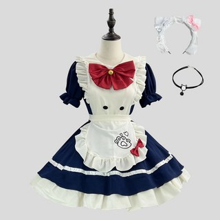女僕裝 cosplay 蘿莉塔風格 萬聖節表演服 萬聖節派對款 含配飾套裝 全尺碼 多顏色可選 日系動漫主題 遊戲角色扮