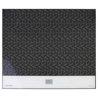 루프탑 인덕션 보호매트 대형 풀커버, 블랙체크, 1개