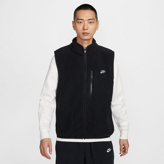 NIKE 男款鋪棉背心 AS M NK CLUB SSNL WINTERIZED V 黑色 FZ0895-010