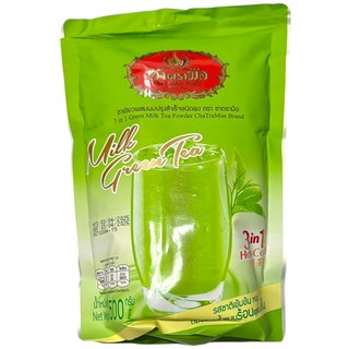 ChaTraMue Brand 3合1綠奶茶粉 泰式風味 冷熱皆宜 隨時享受濃郁茶香, 500g, 1個, 1個裝