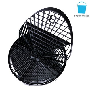 버킷프렌즈 버킷가드(거름망)+버킷보드(빨래판), 버킷가드-그레이, 버킷보드-블랙