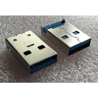 IF USB 3.0 A 公 CONNECTOR 連接器 接頭 沉版式 SMD A/M 高速傳輸 穩固耐用, 1個