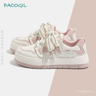 限時購 闆鞋女2024春季新款爆款高顏值小白鞋ins潮百搭厚底女鞋韓版百搭輕便闆鞋VWGA