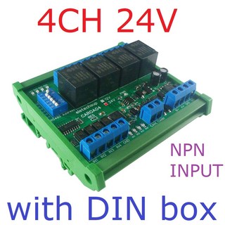 DC 12V/24V 4-16CH DI-DO CAN 필드 버스 릴레이 모듈 RS485 Modbus RTU PLC IO 확장 보드 NPN/PNP 디지털, 1개