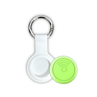 koee MFI認證 GoTag全球定位器 airtag 防丟器 寵物 兒童老人 NCC認證 台灣現貨, 綠色, 1套