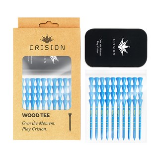 크리션 브리즈 골프티 골프티꽂이 높이조절, 40개, 블루&옐로우