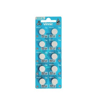 비닉 수은전지 303F 10입 1.55V 158mAh(SR44호환), 1개, 10개입
